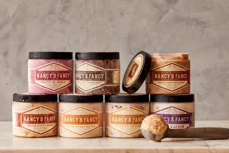 дизайн упаковки джелато Nancy’s Fancy Gelato