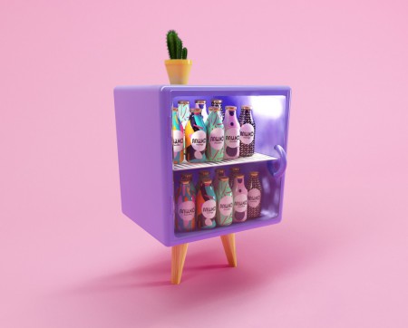 дизайн молочных бутылок Milkö