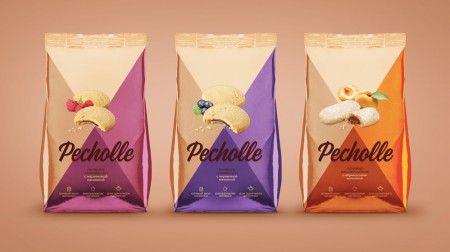 дизайн упаковки печенья Pecholle