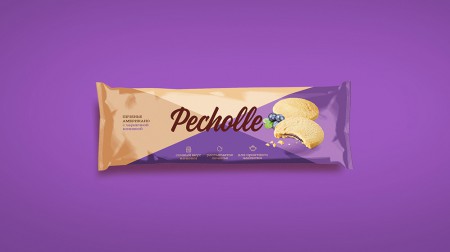 дизайн упаковки печенья Pecholle