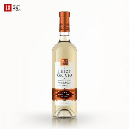 дизайн упаковки для вина PINOT GRIGIO