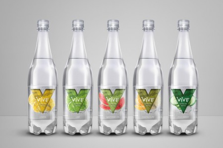 дизайн упаковки воды VIVE