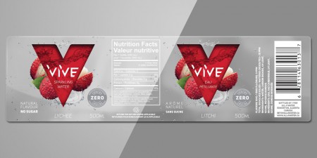 дизайн упаковки воды VIVE