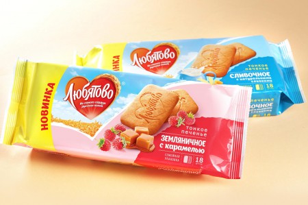 дизайн упаковки печенья "Любятово"