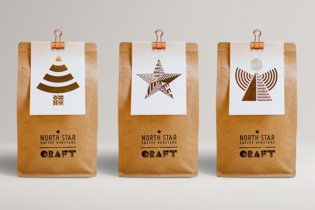 дизайн упаковки кофе Craft x North Star Coffee Roast
