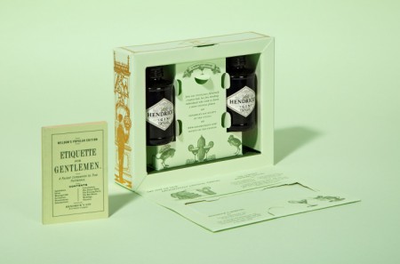 дизайн упаковки джина Hendrick’s