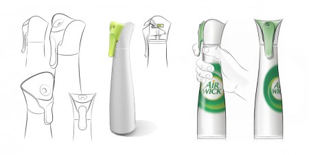 дизайн упаковки для освежителя воздуха Air Wick Life Scent