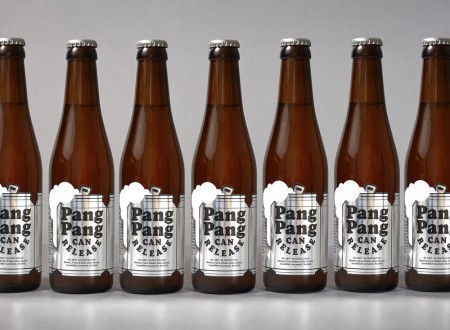 Банка пива PangPang превращается в бутылку