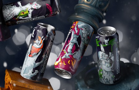 дизайн упаковки пива пивоварни "Чаща"