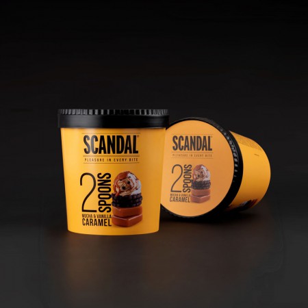 дизайн упаковки мороженого 2 Spoons