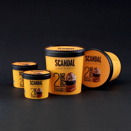 дизайн упаковки мороженого 2 Spoons