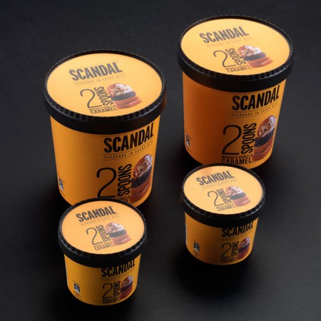 дизайн упаковки мороженого 2 Spoons