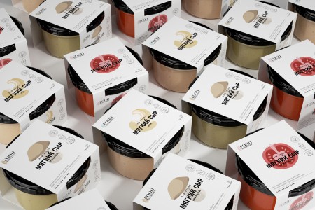 дизайн упаковки сыров Food Revolution