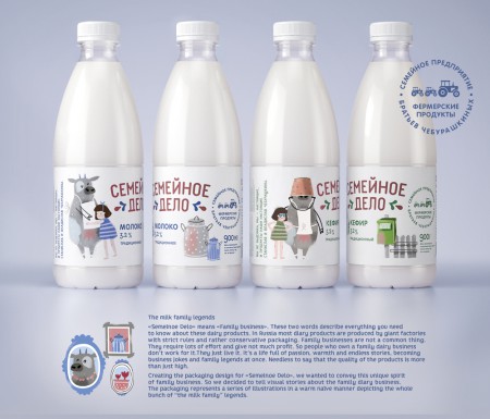 дизайн упаковки "Семейное дело"