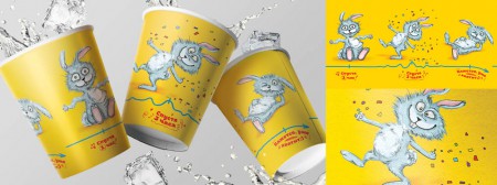 дизайн стаканов от Quantum Graphics