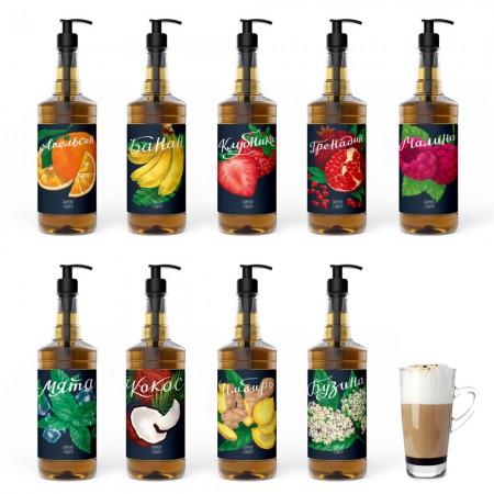 Deza разработали дизайн упаковки для сахарных сиропов