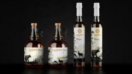 дизайн упаковки масла Altaria