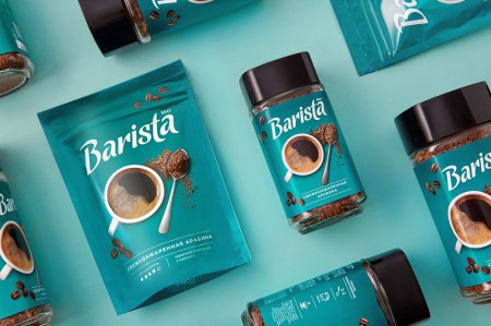 Fabula Branding упаковали растворимый кофе Barista