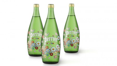Такаси Мураками оформил упаковку Perrier