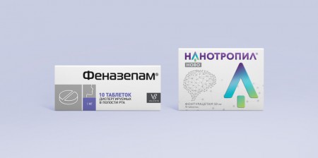 Mildberry разработал новый дизайн упаковки для Нанотропил Ново и Феназепама