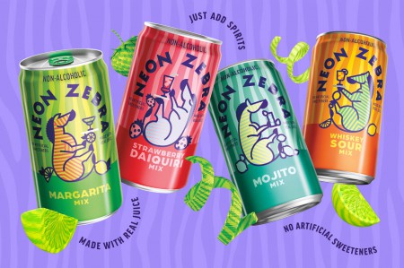 "Неоновая зебра" готовит коктейли