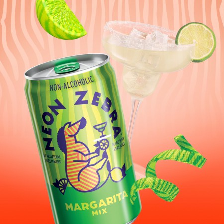 "Неоновая зебра" готовит коктейли