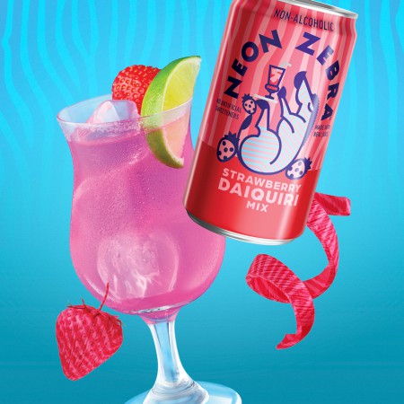 "Неоновая зебра" готовит коктейли