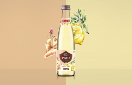 дизайн упаковки лимонадов "Ипатово"