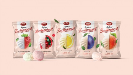 дизайн упаковки зефира "Выставочный"