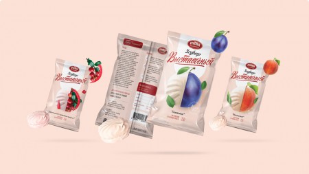 дизайн упаковки зефира "Выставочный"