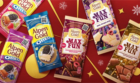 "Своё мнение" разработали новогодний дизайн для сладких брендов Mondelez