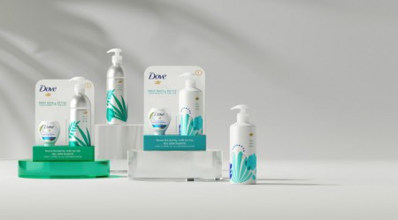 Dove представил многоразовую упаковку для гель-душа