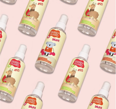 "Овсянка" разработала дизайн упаковки антисептиков Family Guard