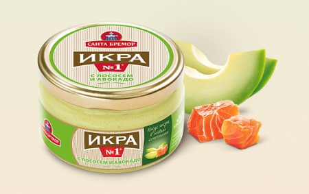 "Икра №1" с лососем и авокадо