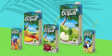 новый дизайн упаковки "Фруктовый остров"