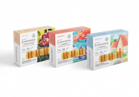 "Вкусвилл" брендировал продукты рисунками своих сотрудников