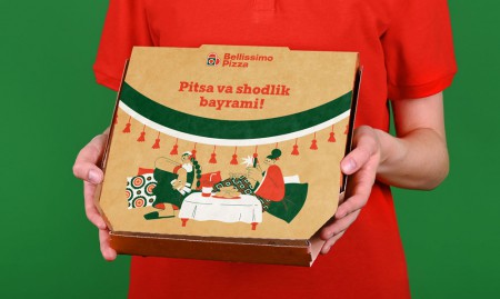 "Супрематика" разработали яркий ребрендинг сети пиццерий Bellissimo Pizza