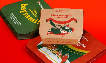 "Супрематика" разработали яркий ребрендинг сети пиццерий Bellissimo Pizza