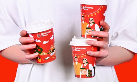"Супрематика" разработали яркий ребрендинг сети пиццерий Bellissimo Pizza