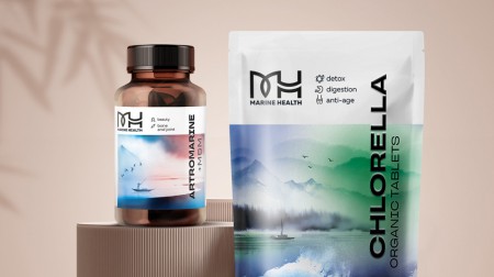 Heads разработали новый дизайн упаковки для морских суперфудов Marine Health