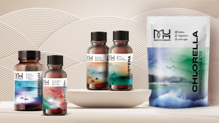 Heads разработали новый дизайн упаковки для морских суперфудов Marine Health