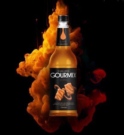 дизайн упаковки сиропов GOURMIX