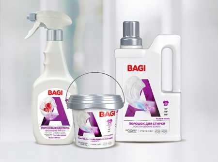 "Антрэ" разработали дизайн упаковки бренда бытовой химии BAGI
