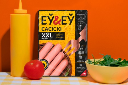 PRIMARY разработали бренд сосисок "ЕЎ&ЕЎ"