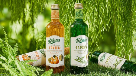 редизайн упаковки премиальных лимонадов "Бавария Premium"