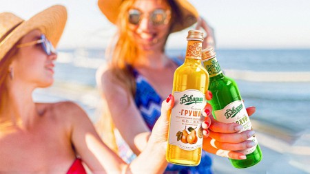 редизайн упаковки премиальных лимонадов "Бавария Premium"