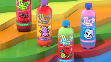 CUBA Branding разработали дизайн упаковки для лимонадов Party Time