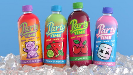 CUBA Branding разработали дизайн упаковки для лимонадов Party Time