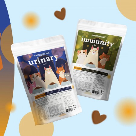 дизайн упаковки кормов для домашних питомцев Mysterious