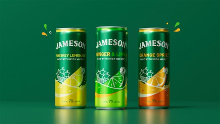 упаковка коктейлей Jameson